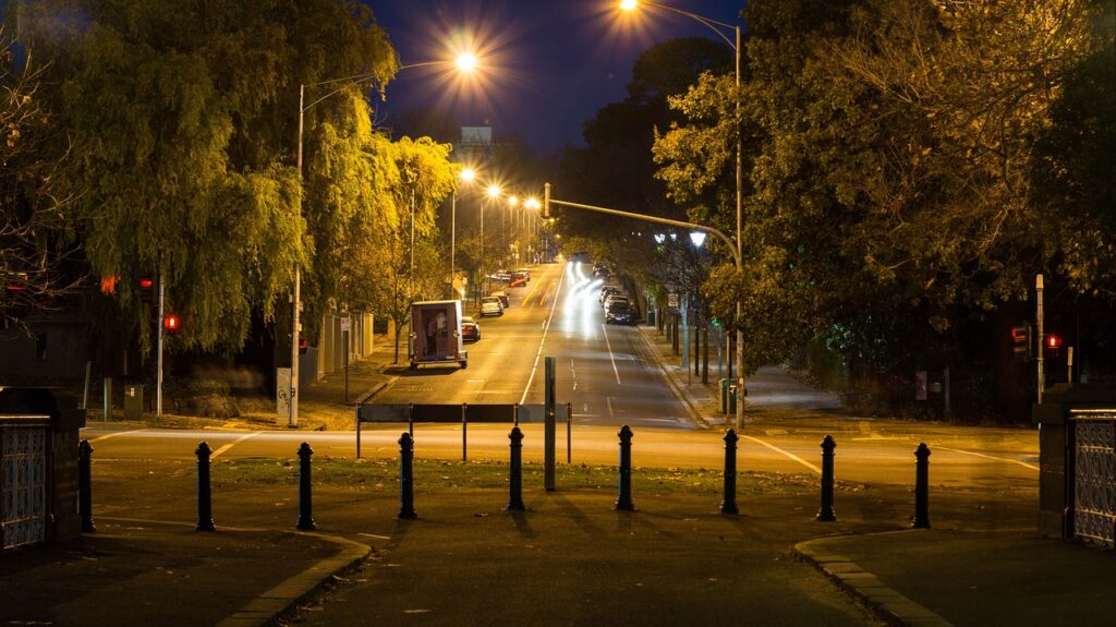 Street at night